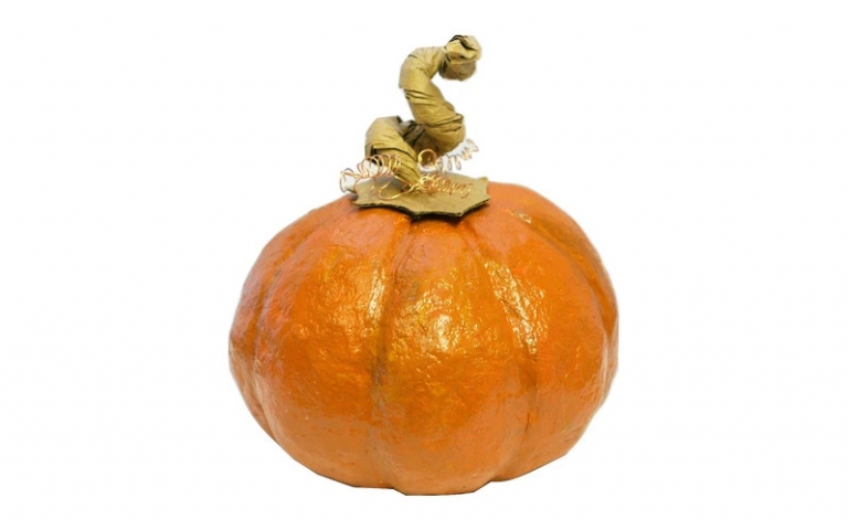 Pumpkin Patch Project Using CelluClay - A Halloween Craft Project